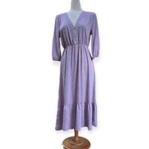 SHEIN VCAY Lavender Maxi dress M NWOT